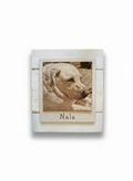 Layered Shiplap Backed Engraved Photographs