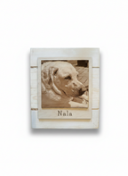 Layered Shiplap Backed Engraved Photographs
