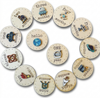 Handcrafted Baby month markers