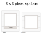 Layered Shiplap Backed Engraved Photographs