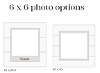 Layered Shiplap Backed Engraved Photographs