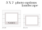 Layered Shiplap Backed Engraved Photographs