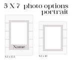 Layered Shiplap Backed Engraved Photographs