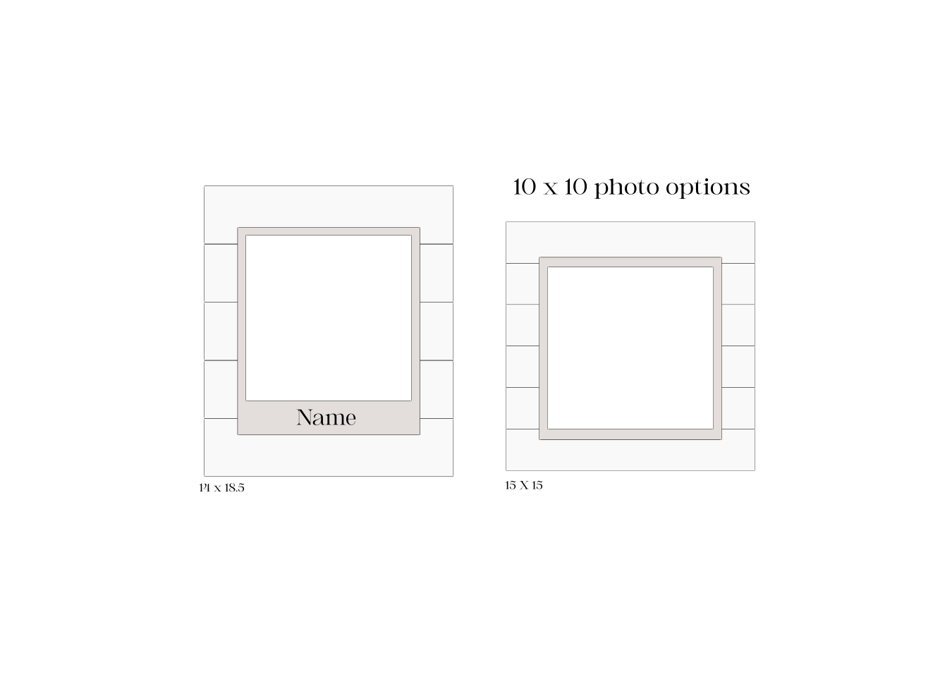 Layered Shiplap Backed Engraved Photographs