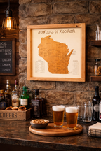 Breweries of Wisconsin Travel Quest with Pins