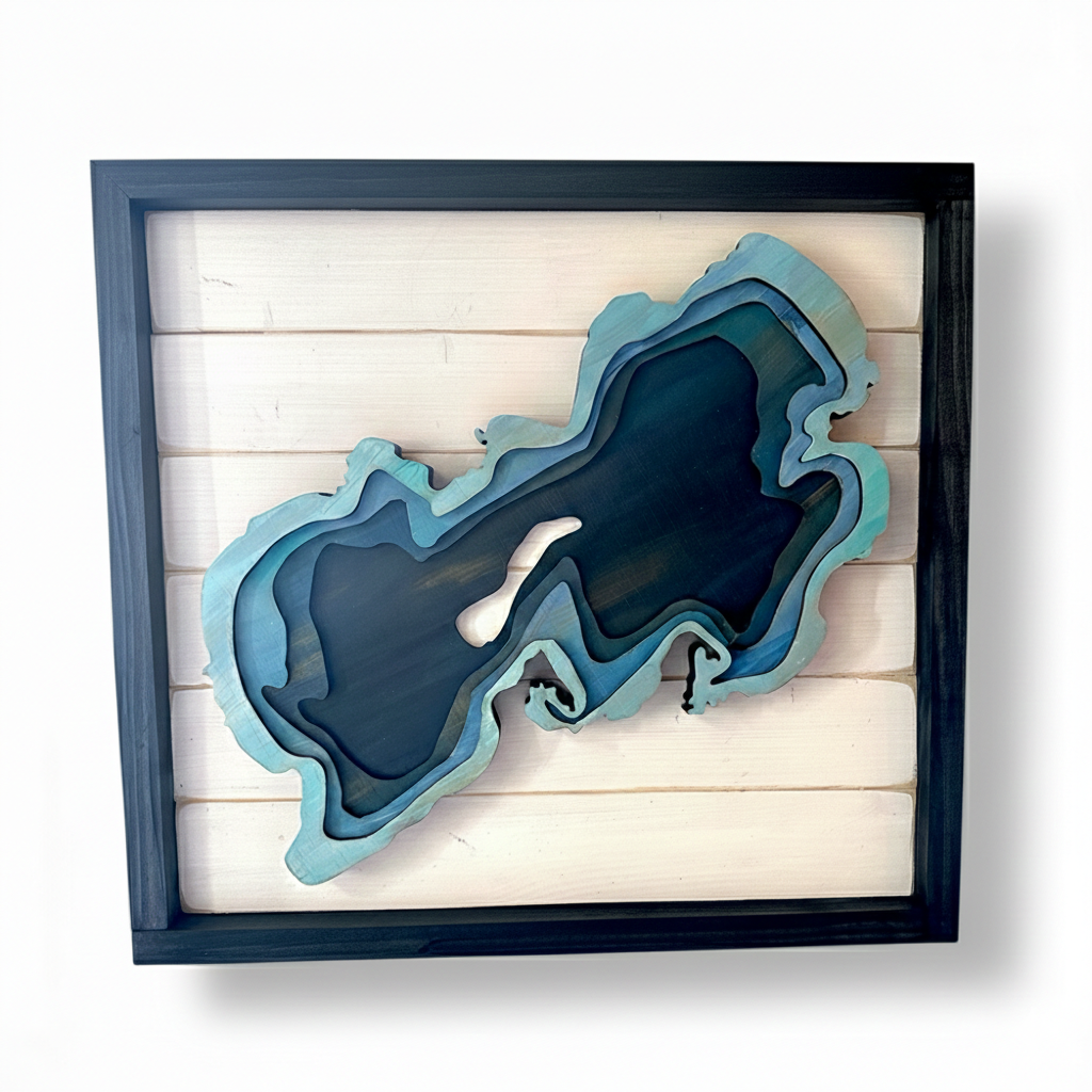 Home Waters Custom Depth Art