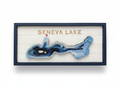 Classic White Geneva Lake Depth Art