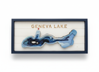 Classic White Geneva Lake Depth Art
