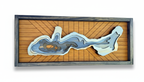 Classic White Geneva Lake Depth Art