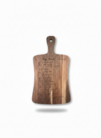 Handwritten Legacy: Custom Engraved Family Recipe Cutting Boards