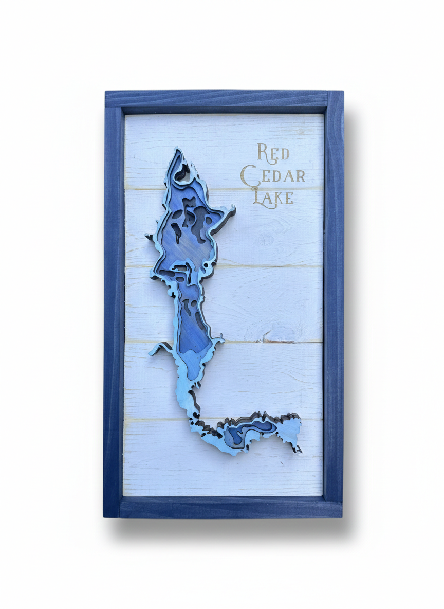 Home Waters Custom Depth Art