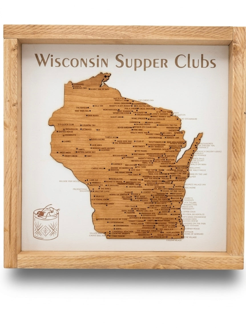 Wisconsin Supper Club Journey With Pins
