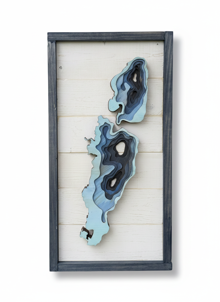 Home Waters Custom Depth Art